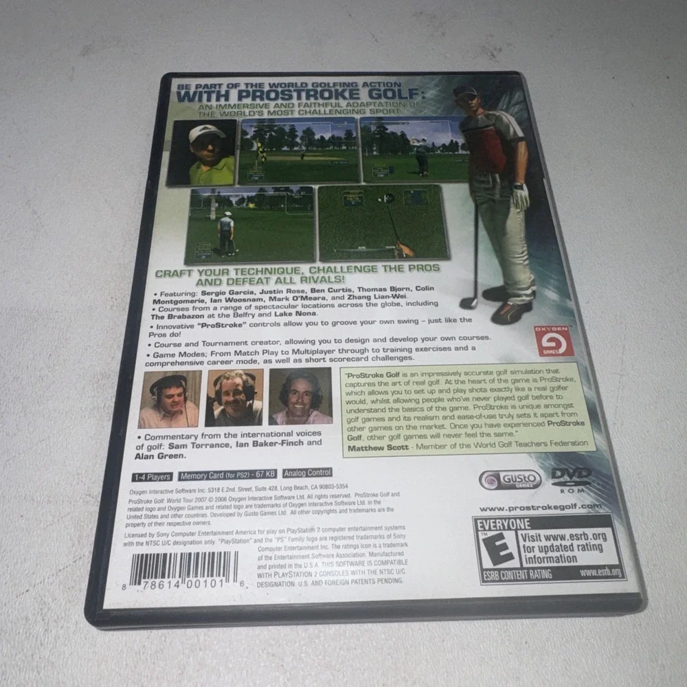ProStroke Golf: World Tour 2007 (Sony Playstation 2/PS2) - Cib